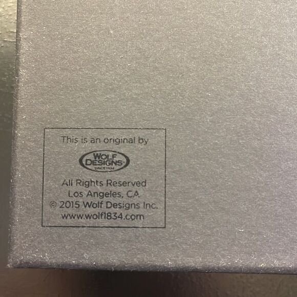 Jared WOLF London Travel Jewelry Roll Cream Leather storage box snakeskin - Picture 12 of 12